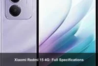 Xiaomi Redmi 15 4G: Full Specifications