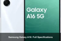 Samsung Galaxy A16: Full Specifications