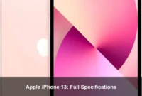 Apple iPhone 13: Full Specifications