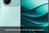 Xiaomi Redmi Note 14 4G: Full Specifications