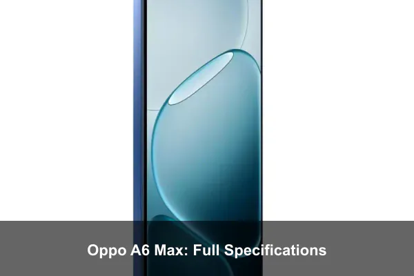 Oppo A6 Max: Full Specifications