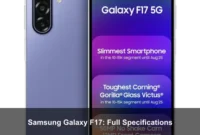 Samsung Galaxy F17: Full Specifications